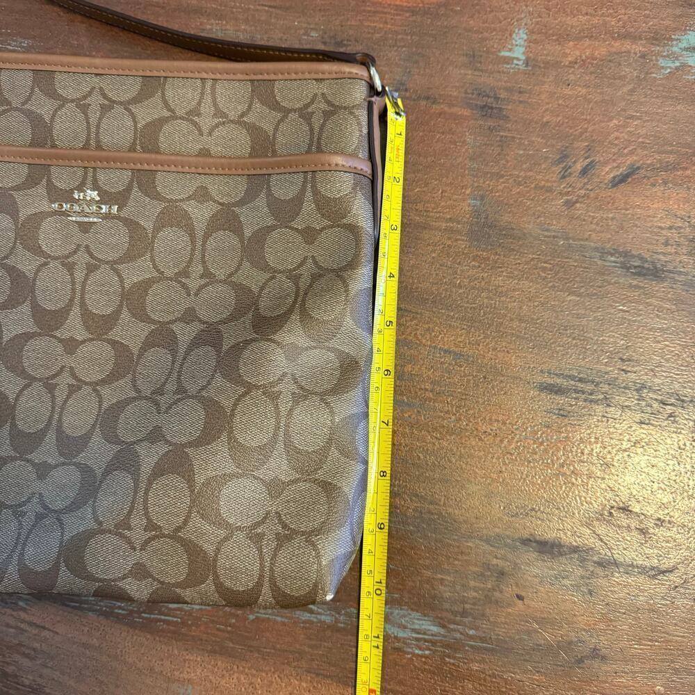 Coach Women's Leather Logo Crossbody Bag - Picture 8 of 10